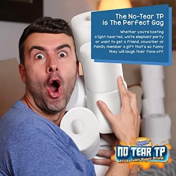 Hilarious Gagster No Tear Toilet Paper for All Ages