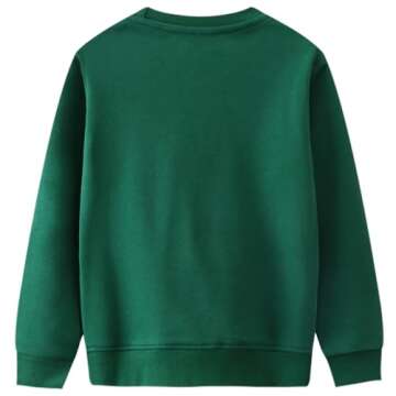 Bumeex Toddler Boy Sweatshirt Clothes Spring Fall Winter Long Sleeve Shirt Fashion Top Clothing Outf...