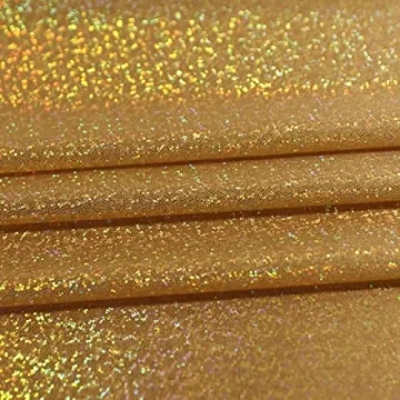 Fitable Gold Sequin Tablecloth - 60x84 Inch Glitter Cloth