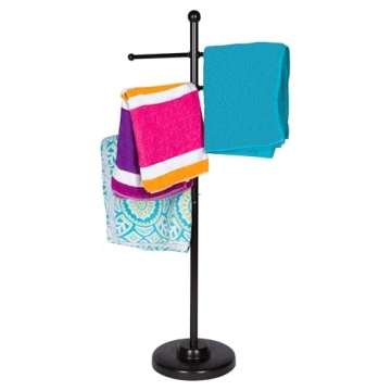 Stylish 50" Towel Rack for Pool and Spa - Durable Design