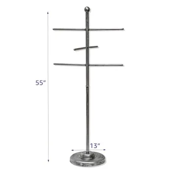Stylish 50" Towel Rack for Pool and Spa Outdoor Use