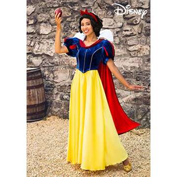 Disney's Snow White Costume for Women, Adult Magical Princess Classic Yellow Bodice and Skirt X-Larg...
