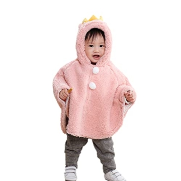 MioCloth Baby Hoodie Cape for Winter Warmth