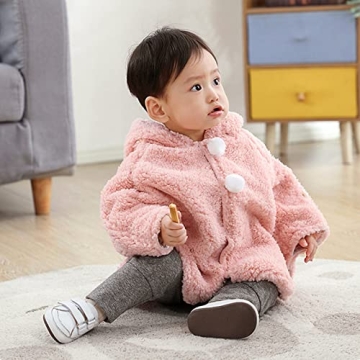 MioCloth Baby Hoodie Cape for Winter Warmth