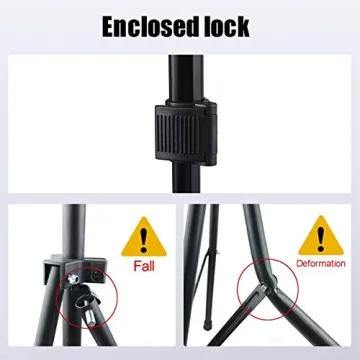 QISHI YUHUA Adjustable Wig Stand Tripod with Hook