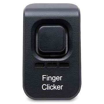 Educator Dog Training Finger Clicker with Adjustable Sound for Positive Reinforcement
