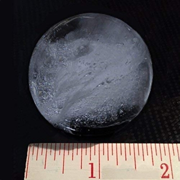 Chillz Ice Ball Maker Mold - Black Flexible Silicone Ice Tray - Molds 4 X 4.5cm Round Ice Ball Spheres