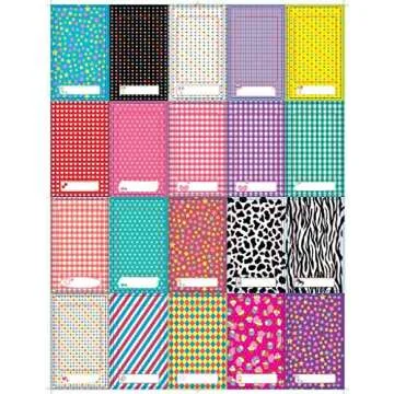 Zink Colorful Fun & Decorative Stickers For 2x3 Photo Paper Projects Pack of 100 Compatible with Kodak, Lifeprint, Polaroid, HP, Canon, Fujifilm wallpaper-borders, Pack of 1
