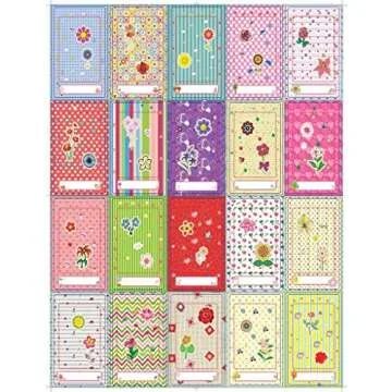 Zink Colorful Fun & Decorative Stickers For 2x3 Photo Paper Projects Pack of 100 Compatible with Kodak, Lifeprint, Polaroid, HP, Canon, Fujifilm wallpaper-borders, Pack of 1