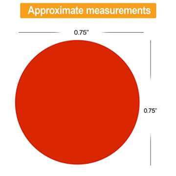 1400 PCS Color Coding Labels Circle Dot Stickers,Round Color Coding Labels Sticky Dots Labels Sticke...