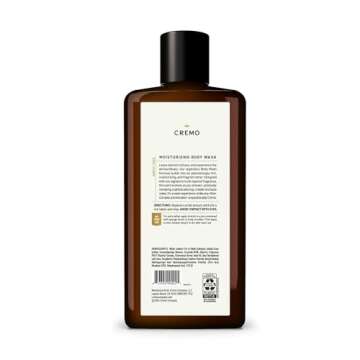 Cremo Rich-Lathering Bourbon & Oak Body Wash, A Sophisticated Blend of Distillers Spice,16 Fl Oz (2-Pack), Packaging may vary