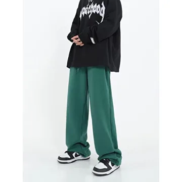 Comfy Womens Wide Leg Sweatpants with Pockets