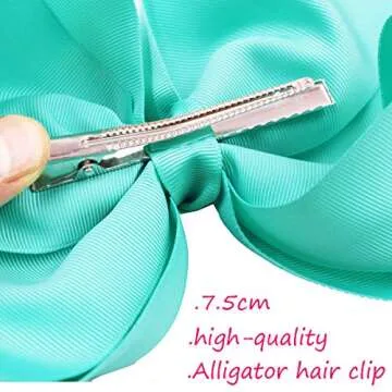 16 Pcs Large Grosgrain Hair Bows for Girls
