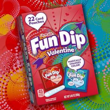 Fun Dip Valentine's Day Candy, Friendship Exchange, 22 Count Box