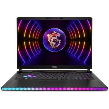 Experience Ultimate Gaming with MSI Raider GE68HX Gaming Laptop, 16 FHD+ IPS 144Hz, i9-14900HX, 64GB...