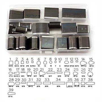 Punch Cutter Tools 39 Pcs for Leather Craft and DIY