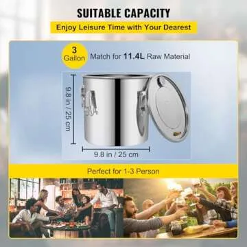 VEVOR 3 Gallon Alcohol Still - Home Distillation Kit