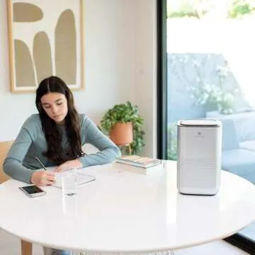 Medify MA-15 Air Purifier with True HEPA H13 Filter | 585 ft² Coverage in 1hr for Allergens, Smoke, Wildfires, Dust, Odors, Pollen, Pet Dander | Quiet 99.9% Removal to 0.1 Microns | Silver, 1-Pack