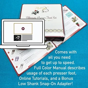 Madam Sew 32-Piece Presser Foot Set for All Machine Types