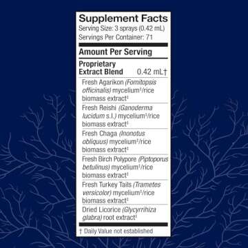 Host Defense MycoShield Throat Spray - Immune Health Support - Dietary Mushroom Supplement with Chag...