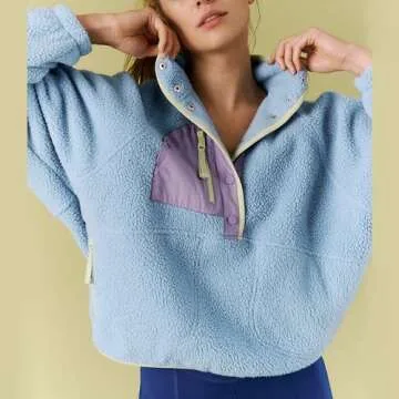 Stylish Sherpa Pullover for Cozy Comfortable Wear