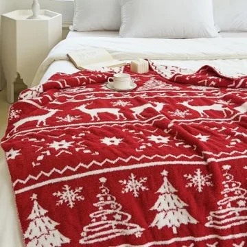 NIDITW Ultra Soft Christmas Throw Blanket Cozy Microfiber