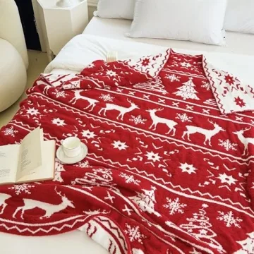 NIDITW Ultra Soft Christmas Throw Blanket Cozy Microfiber