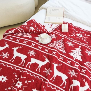 NIDITW Ultra Soft Christmas Throw Blanket Cozy Microfiber
