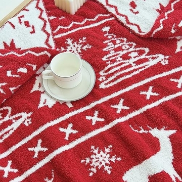 NIDITW Ultra Soft Christmas Throw Blanket Cozy Microfiber