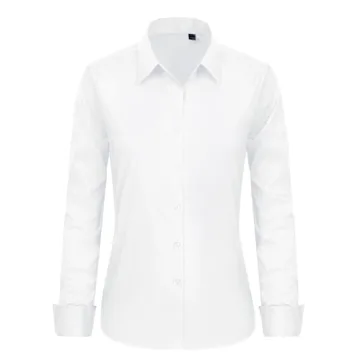 J.VER Women's Long Sleeve Dress Shirt for Office and Casual Wear