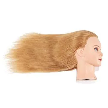 100% Human Hair Mannequin Head for Training 24"-26"