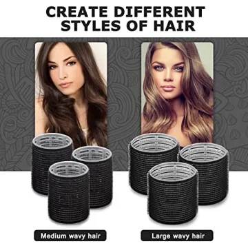 Sungenol Self Grip Hair Roller Set for Effortless Curls