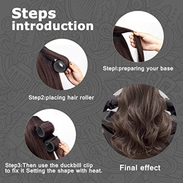 Sungenol Self Grip Hair Roller Set for Effortless Curls