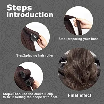 Sungenol Self Grip Hair Roller Set for Effortless Curls