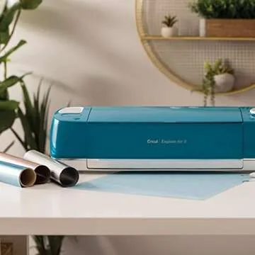Cricut Explore Air 2 - A DIY Cutting Machine for all Crafts, Create Customized Cards, Home Decor & More, Bluetooth Connectivity, Compatible with iOS, Android, Windows & Mac