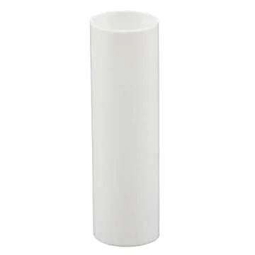 Creative Hobbies® 3" White Plastic Candle Covers Sleeves Chandelier Socket Covers ~ 3 Inch Candelabra Base | Set of 12