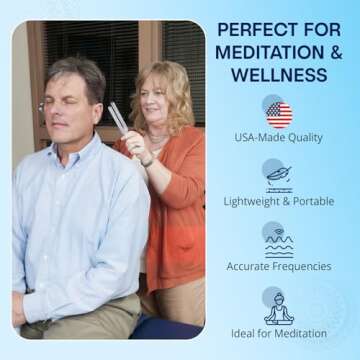 Solfeggio Tuning Forks Set for Healing – 9 Chakra Frequencies 174Hz to 963Hz | Precision-Machined ...