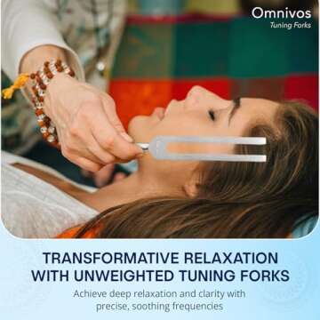 Solfeggio Tuning Forks Set for Healing – 9 Chakra Frequencies 174Hz to 963Hz | Precision-Machined Aluminum Alloy | Made in USA | Chakra Healing, Sound Therapy, Reiki, Yoga, Energy Balancing Tools.