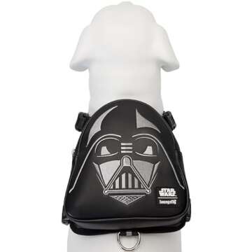 Darth Vader Mini Backpack Dog Harness for Pets