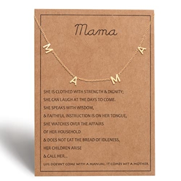 Gold Mama Necklace - Elegant Gifts for New Moms
