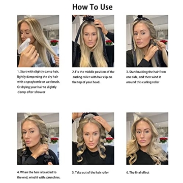 Heatless Curling Rod for Soft, Natural Waves