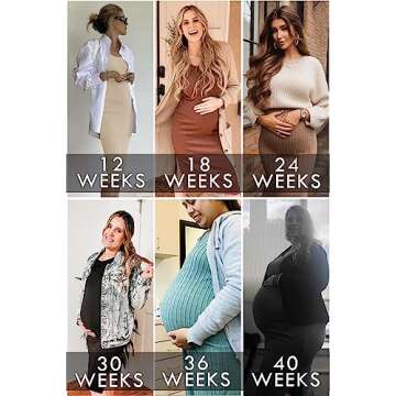 Ekouaer Women's Maternity Dress Rib Knit Sleeveless Baby Shower Dresses Casual Bodycon Pregnancy Clothes Misty Rose Small