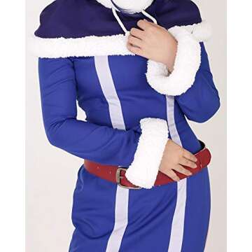 Cosplay.fm Women's Anime Cosplay Costume Outfit Dress Cape Hat Belt