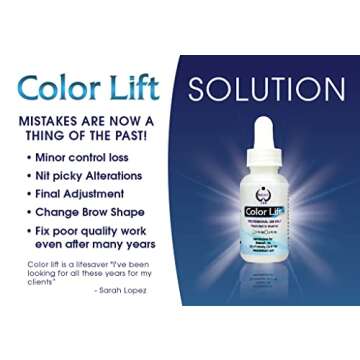 Biotouch COLOR LIFT Microblading Eyebrow Supplies Color Remover Unwanted Pigment Color Cosmetic Tatt...