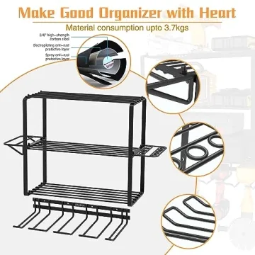 ZEAKOC Power Tool Organizer for Efficient Tool Storage