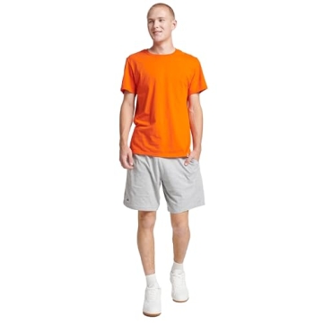 Men's Burnt Orange Performance Cotton T-Shirt