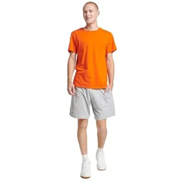 Men's Burnt Orange Performance Cotton T-Shirt
