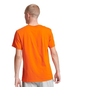 Men's Burnt Orange Performance Cotton T-Shirt