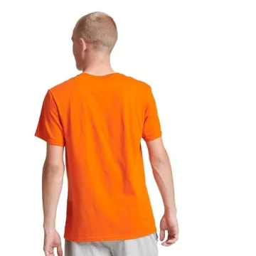 Men's Burnt Orange Performance Cotton T-Shirt