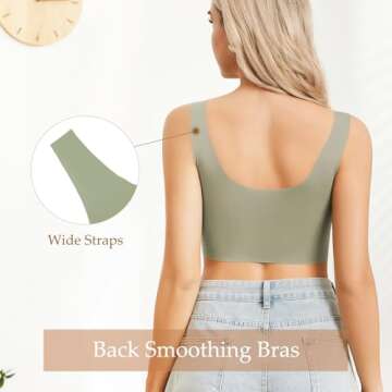 Eleplus Seamless Front Closure Bras - Comfort & Style Pack